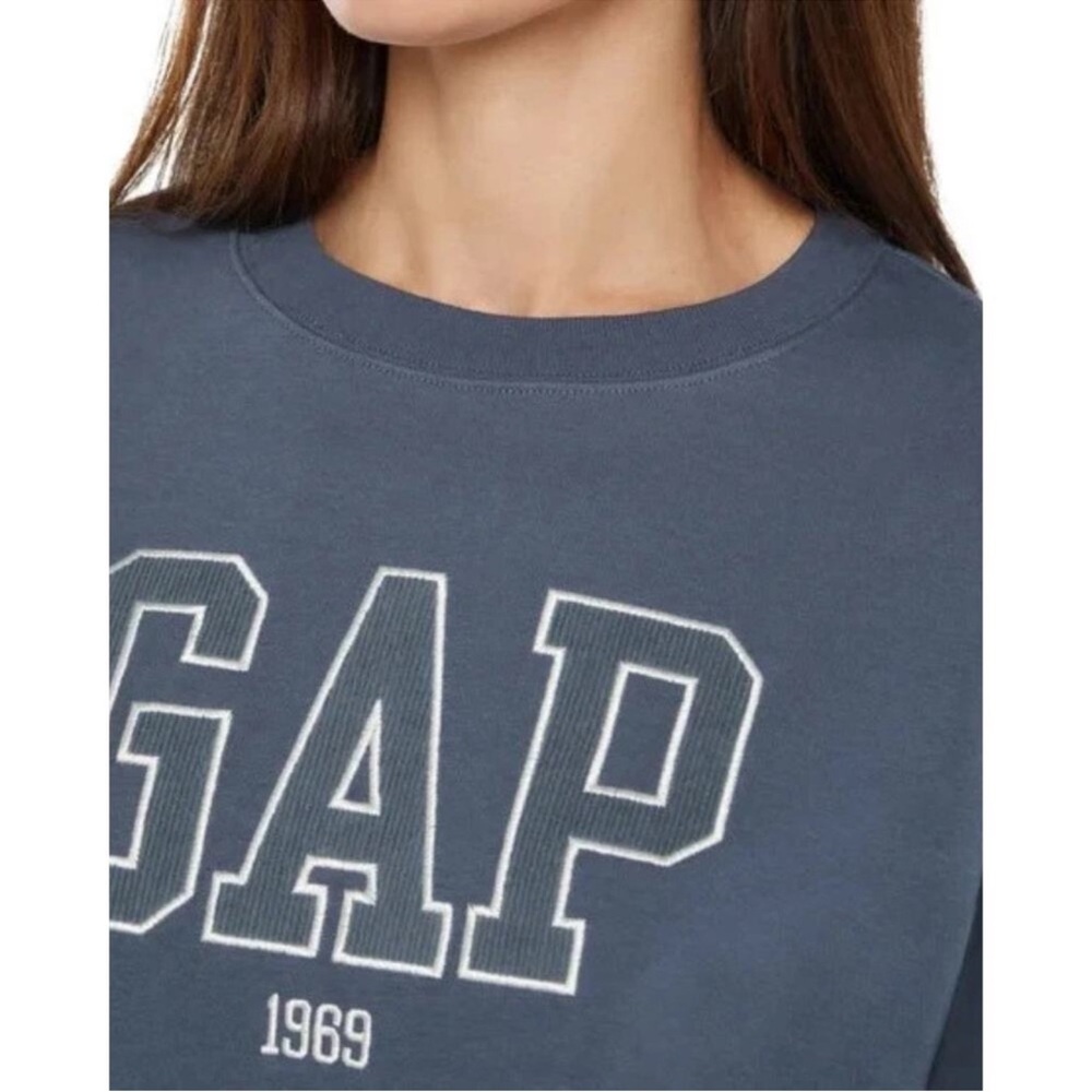 Gap Women's Logo Crewneck Sweatshirt Size XXL XX-Large - Picture 2 of 3
